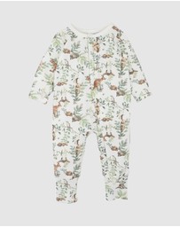 Bebe by Minihaha - Charlie Organic LS Zipsuit - Babies
