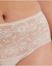 Kayser - 2 Pack Daily Essentials Cotton & Floral Lace Full Brief (465 )