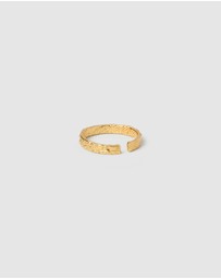 Arms Of Eve - Eros Gold Textured Ring - Small