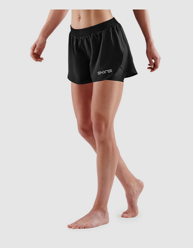 SKINS - SKINS Compression Women's Series-3 Running/Gym Superpose Tight Black