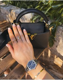 Maxum - Sydney - Black Dial & Silver Tone Case & Bracelet