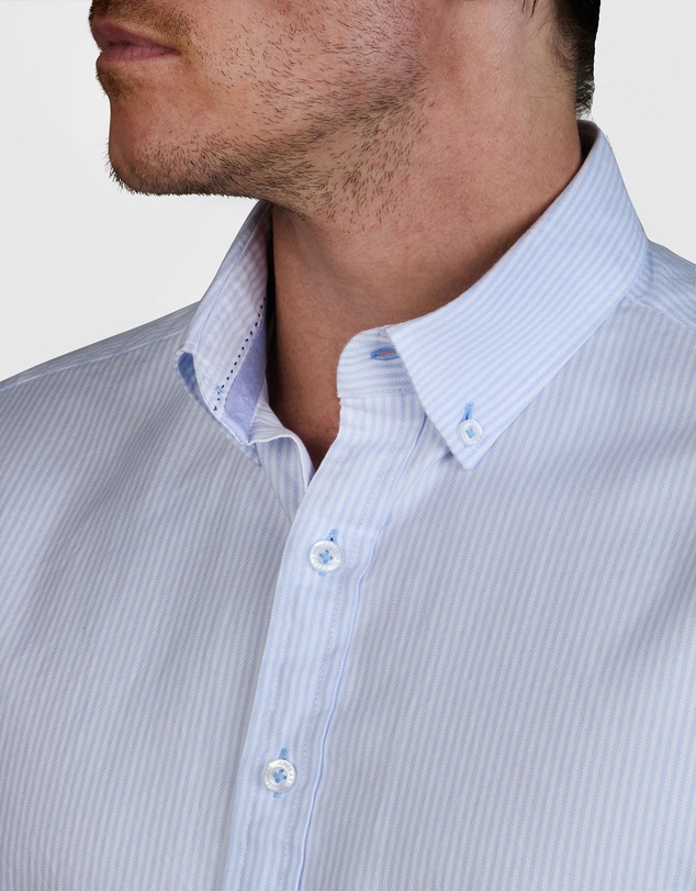 Abelard - Oxford Sofritto Stripe Slim Fit Shirt