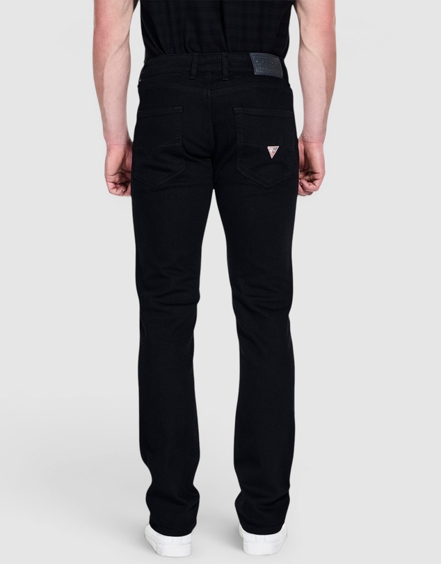 GUESS - Mid-Rise Angels Straight Leg Jeans