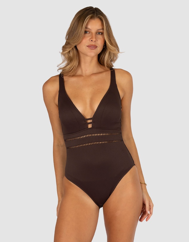 Baku Swimwear - Rococco C/DD Cup Plunge One Piece Swimsuit