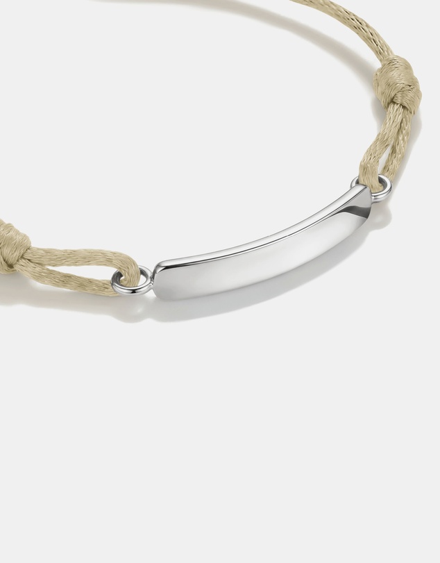 THOMAS SABO - THOMAS SABO Textile bracelet beige
