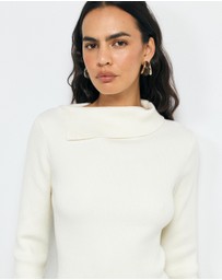 AERE - Yali Cotton Cashmere Blend Top