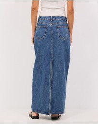 Calli - Cassandra Denim Maxi Skirt