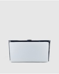 Izoa - Amanda Clutch Gunmetal