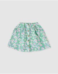 Goldie + Ace - Daisy Patch Presley Pocket Skirt - Babies-Kids