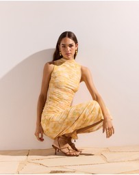 MINKPINK - Clair Mesh Midi Dress