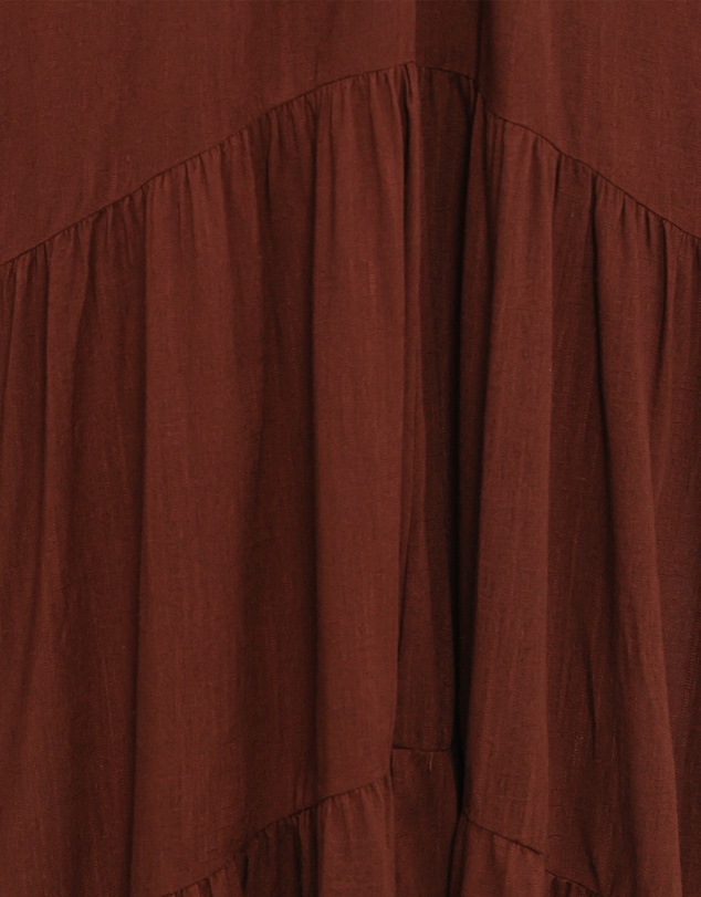 Petal & Pup - Eleonara Midi Dress - Chocolate