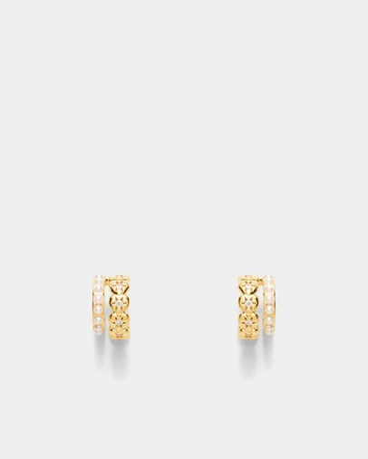 MIMCO - Westlyn Heart Duo Hoop Earrings