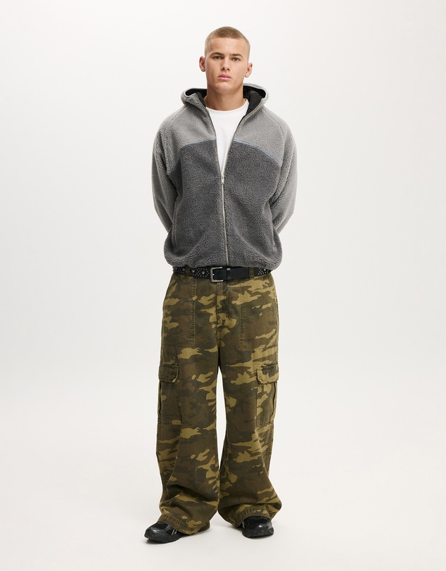 Cotton On - Hooded Teddy Jacket
