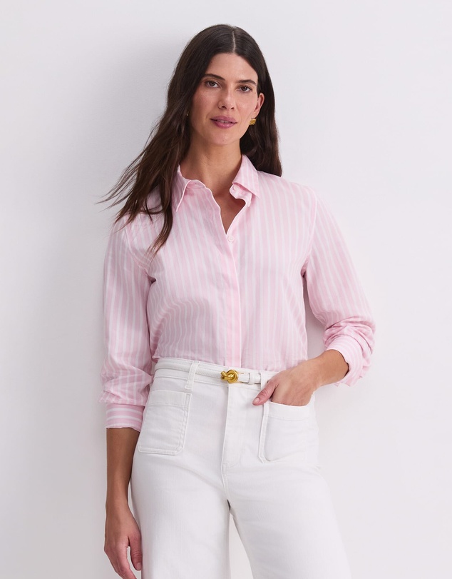 Sportscraft - Hannah Stripe Cotton Silk Shirt