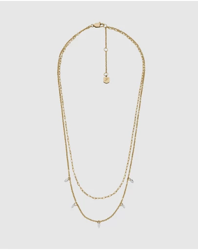 Fossil - Ellis Gold tone Necklace