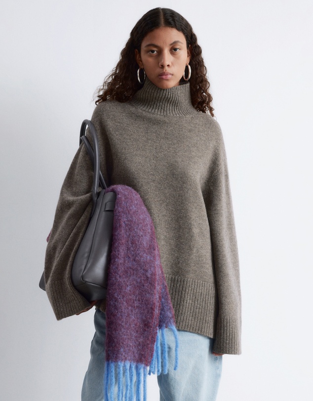 & Other Stories - Oversized Turtleneck Wool Jumper