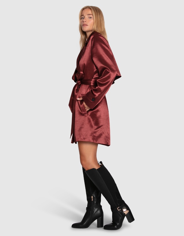 Belle & Bloom - Will You Stay Trench Dress