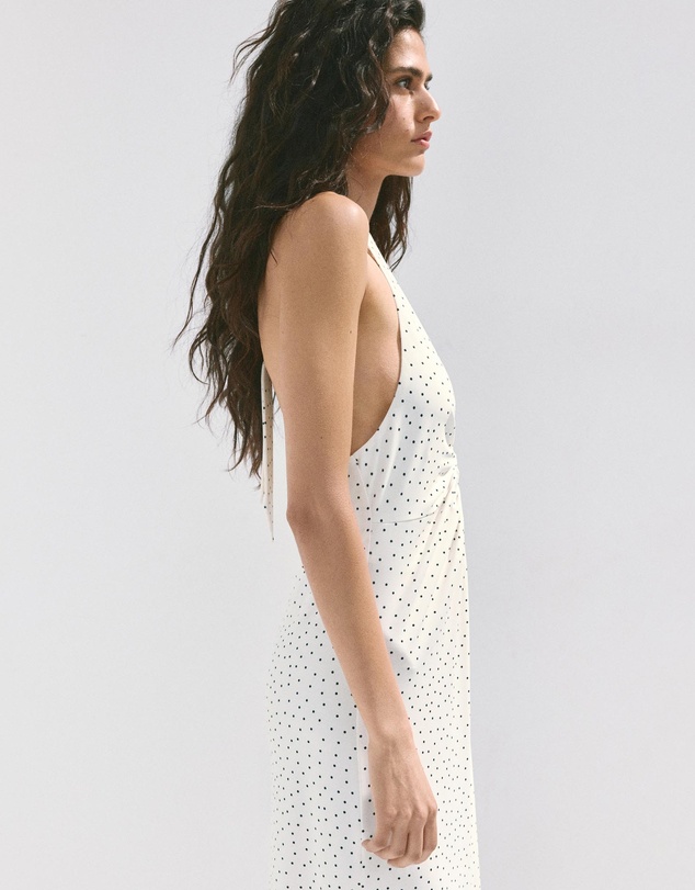 M.N.G - Draped Halter Dress