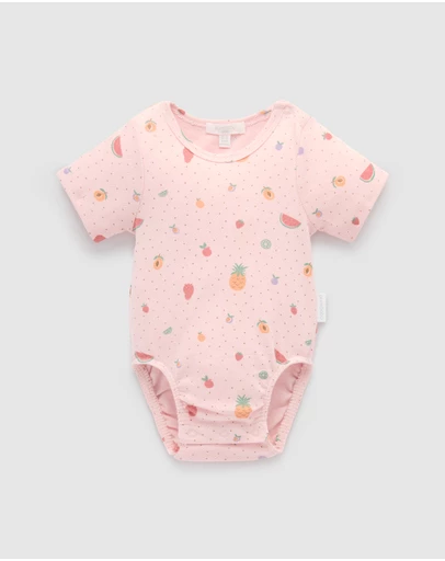 Purebaby - Pointelle Bodysuit -Kids-Babies