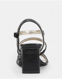 Naturalizer - Niko Dress Sandal - Black Sparkle
