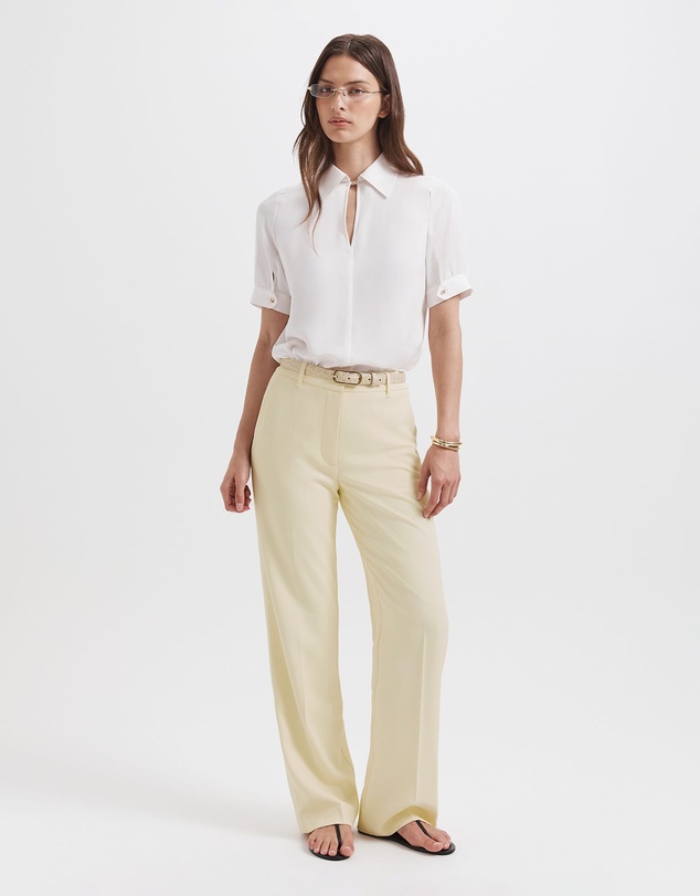 SABA - Sadie Silk Short Sleeve Blouse