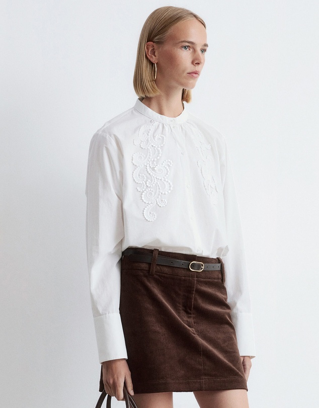 & Other Stories - Cotton Embroidered Blouse