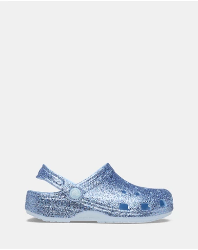 Crocs - Classic Chunky Glitter Clogs - Kids-Teens