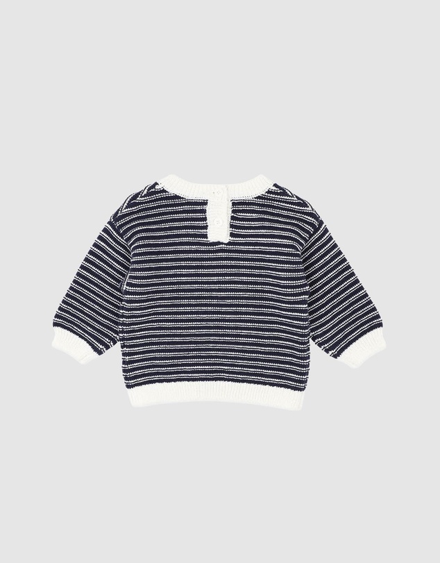 Bebe by Minihaha - Jake Stripe Knitted Jumper - Babies