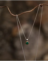 Najo - Solace 2-Tone Green Onyx Necklace