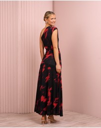 Azzurielle - Renia One Shoulder Maxi Dress
