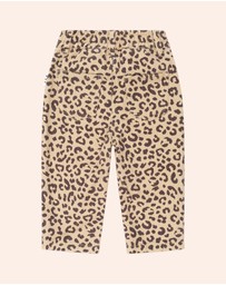 Huxbaby - Leopard Print Denim Jeans - Babies