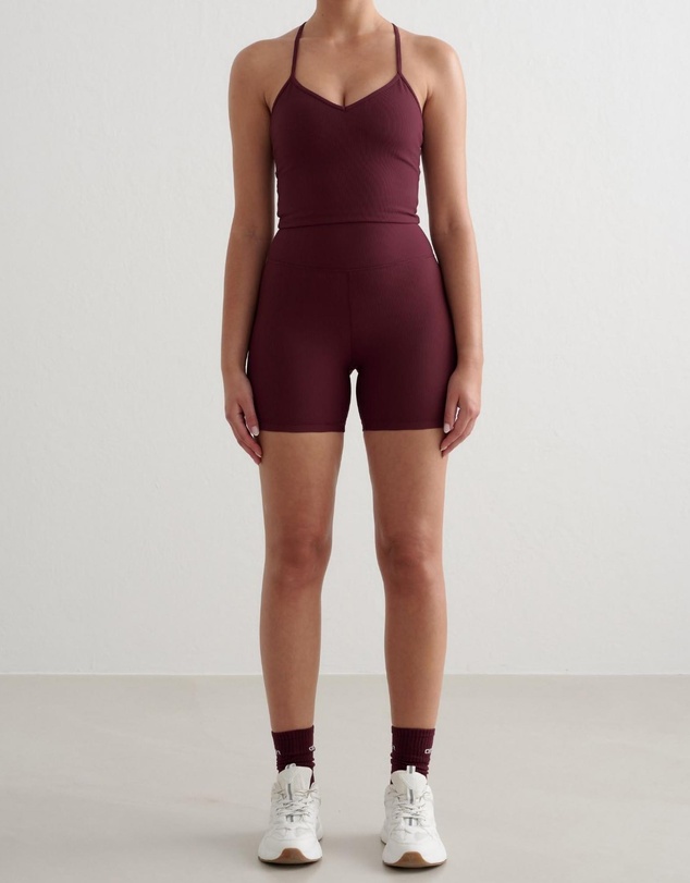 Aim'n - Ribbed Performance Midi Biker Shorts