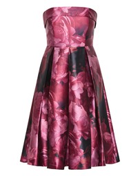 City Chic - Tiffany Bloom Strapless Midi Dress
