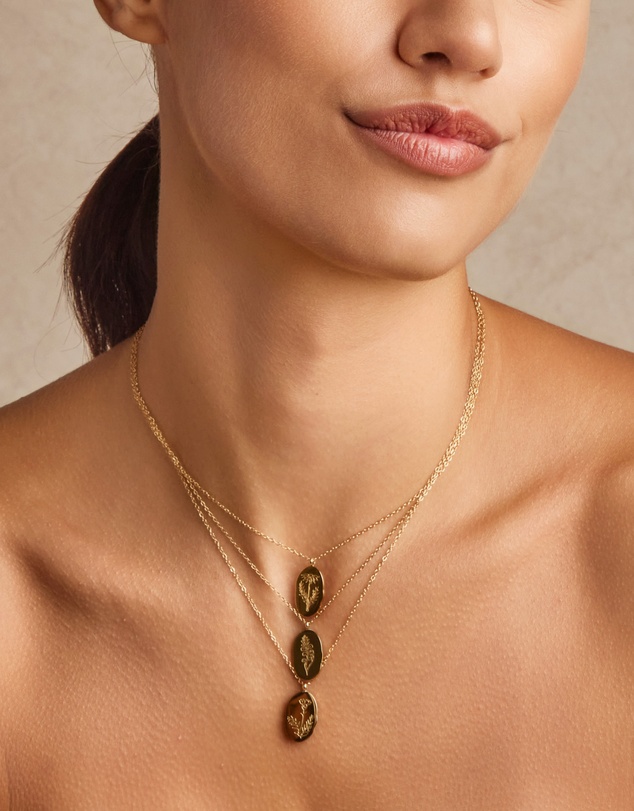 Zoe Olivia - Waterproof Birth Flower Necklace - September