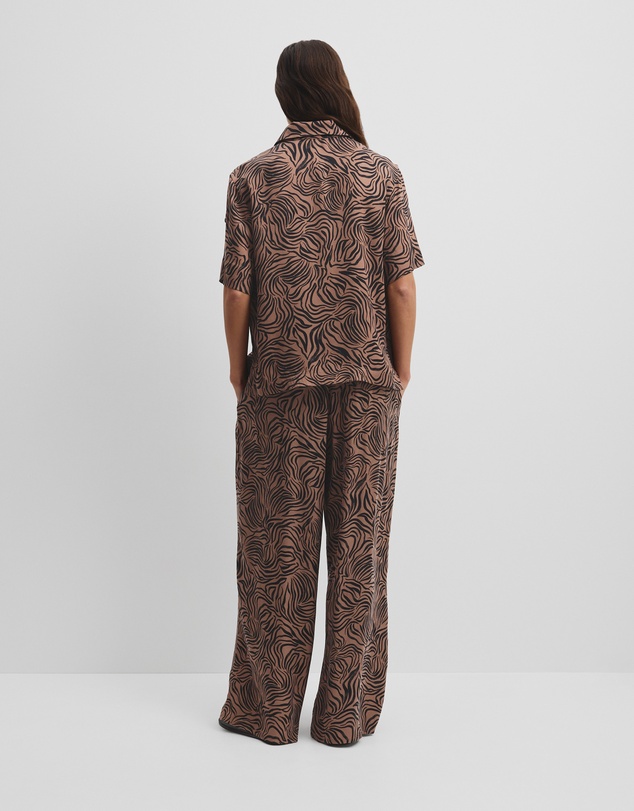 Country Road - Print Short Sleeve Cupro Shirt