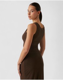 GUESS - Aimee Short Sleeve Jewel Draped Top
