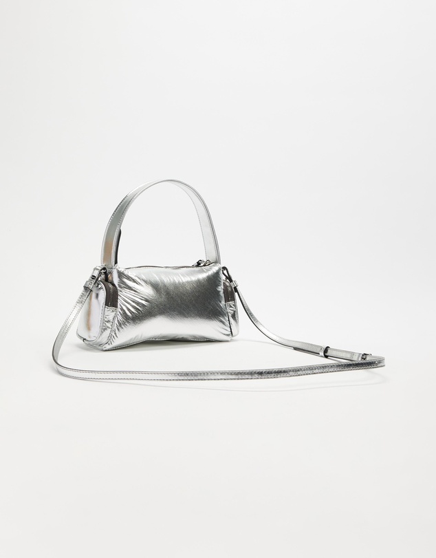 Calvin Klein - Pocket Silver Nylon Small Bag