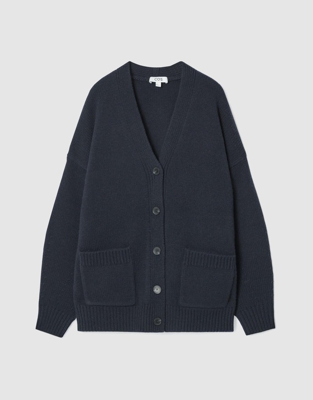 COS - Chunky Cashmere-Blend Cardigan