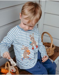 Purebaby - Bunny Egg Thief Tee -Kids-Babies