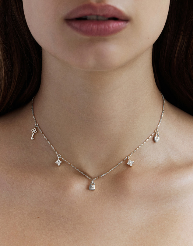 By Charlotte - Love Unlocked Charm Choker