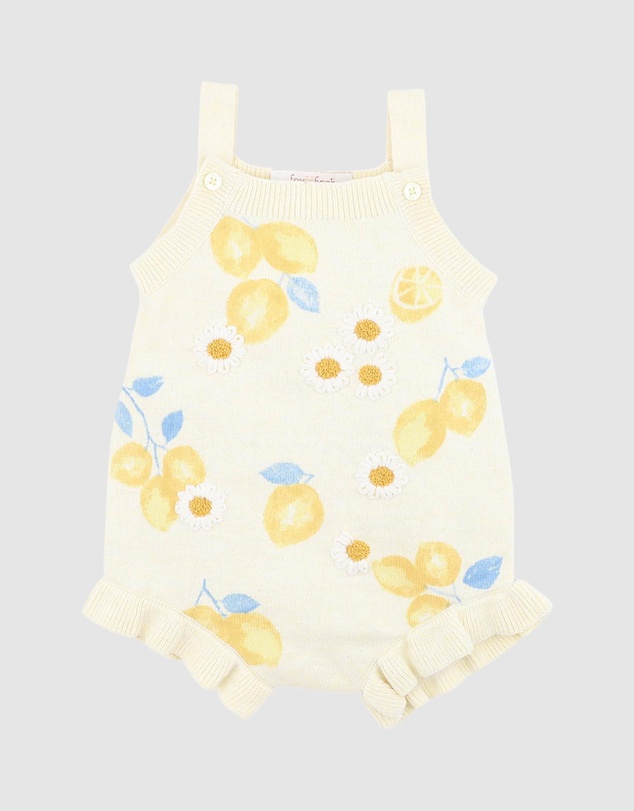 Fox & Finch - Piccolina Organic Lemon Bodysuit - Kids
