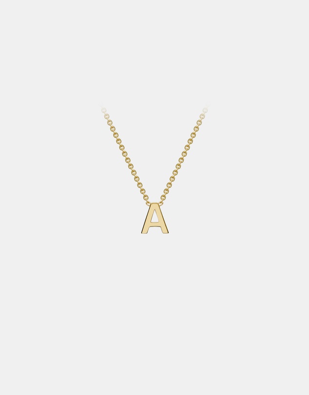 Zoe Olivia - 9K Gold Initial A Necklace