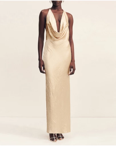 Shona Joy - Andie Low Cowl Maxi Dress