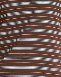 MVN - Stripe Long Sleeve Polo Top