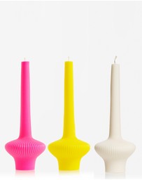 XRJ Celebrations - Pinnacle Candle Neon Yellow