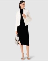 SACHA DRAKE - Front Zip Peplum Jacket