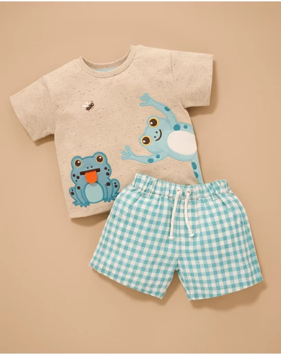 Purebaby - Catching Flies Relaxed Tee- Kids-Babies