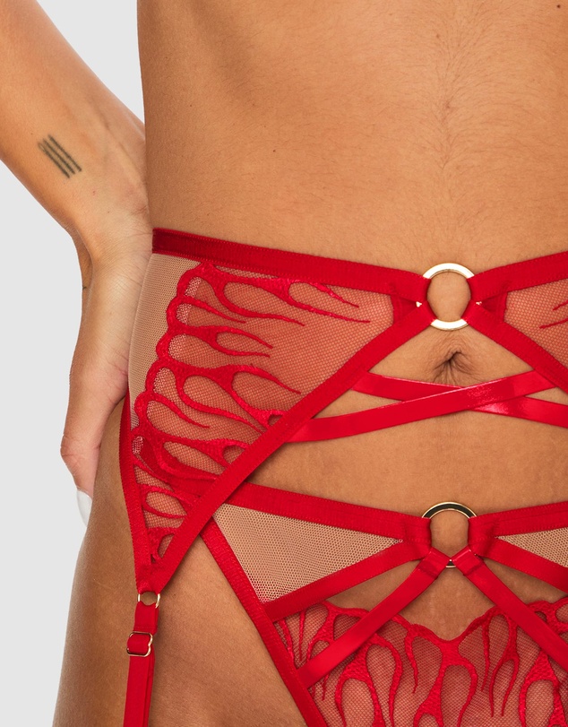 Ann Summers - Flames Of Passion Suspender Belt
