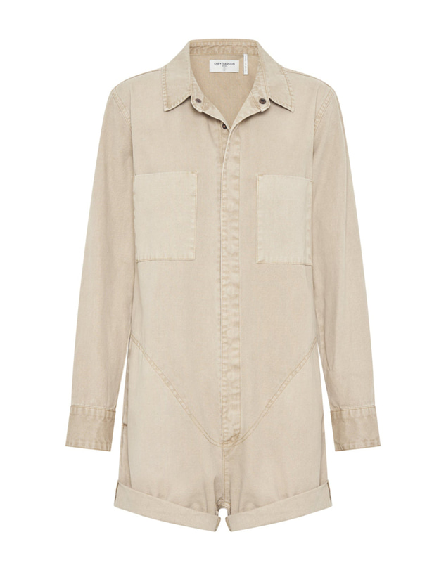 ONE TEASPOON - Stone Canvas Prophecy Jumpsuit