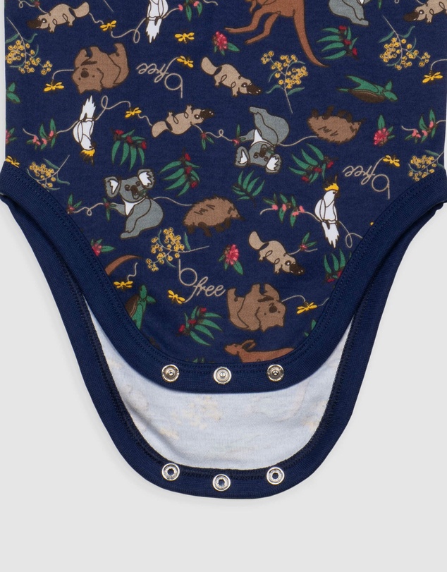 B Free Intimate Apparel - 100% Organic Cotton Short Sleeve Baby Bodysuit - Baby & Toddler